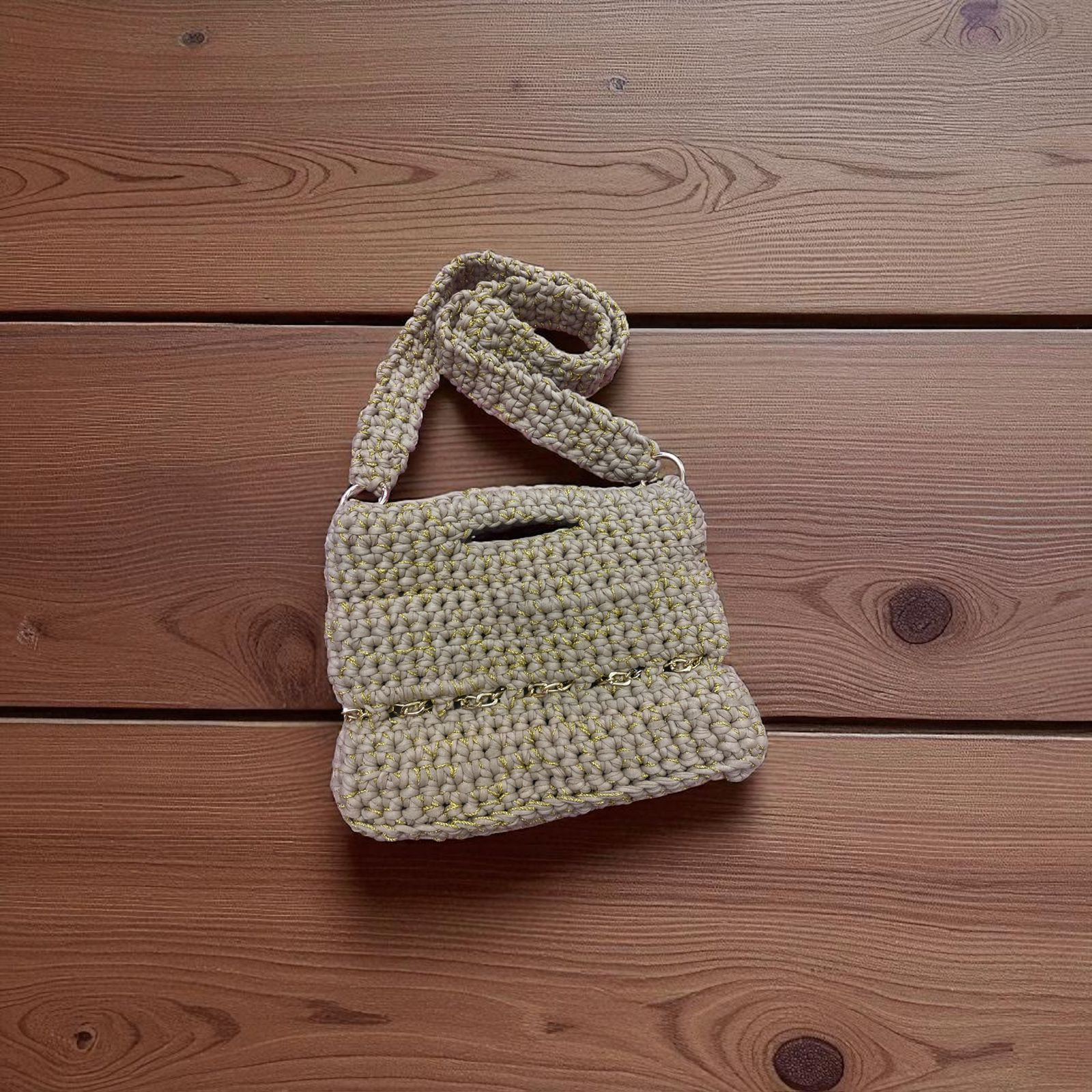 Featured crochet bag